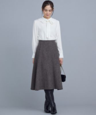 組曲(クミキョク)のシックツイード フレアスカート通販 | 集英社HAPPY