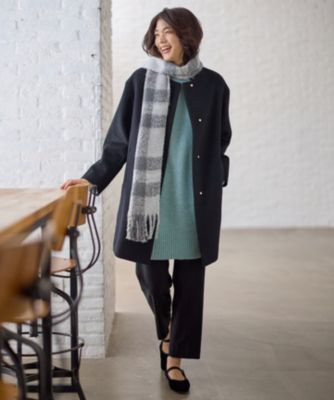ANY(エニィ)の【防風裏地】カシミヤブレンドコート通販 | 集英社HAPPY