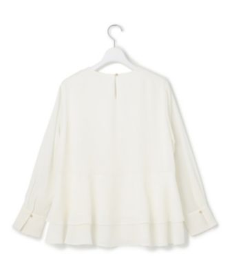 23区(ニジュウサンク)の【洗える】テプラマットシフォン ブラウス通販