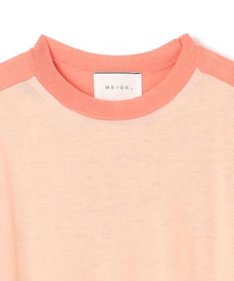 BEIGE，(ベイジ)の【洗える】BURNET / カラーミックスクルーネック