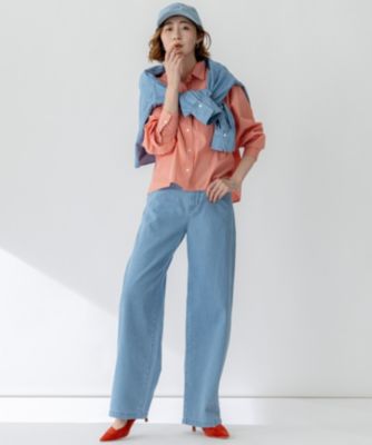 23区(ニジュウサンク)の【Oggi3月号掲載/洗える】ライトダンガリー