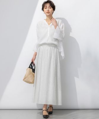 23区(ニジュウサンク)の【洗える】LIBECO タックスリーブ シャツ通販