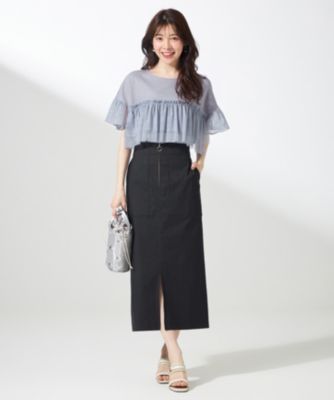 any SiS(エニィスィス)の【2WAY】フロントジップタイト スカート通販