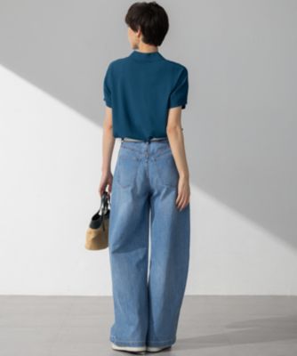 23区DENIM サマー タック ワイド パンツ Oggi6月号掲載/接触冷感】23区DENIM サマー タック ワイド