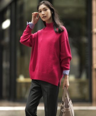 【水色様】25年商品CANCLINIデザインシャツ 40 ホワイト滝沢眞規子さん 23区 L(ニジュウサンク エル)の【滝沢眞規子さん着用/mi-molletコラボ