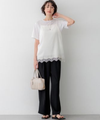 23区 L(ニジュウサンク エル)のサテンレースキャミソール通販 | 集英社