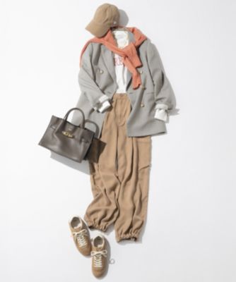 23区(ニジュウサンク)の【SLOW/一部店舗限定】ガーメントツイル ワイド