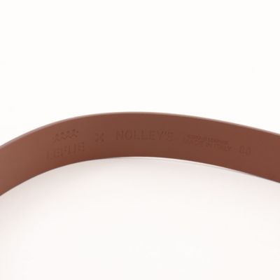 新品未使用　完売カラー ブラック 【NOLLEY’S別注 LEFIJE ベルト】 NOLLEY'S｜【LEFIJE/レフィエ】別注カーブビックバックルベルト