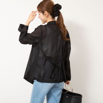新品 NOLLEY'S ノーリーズ  シアー　ウォッシャブル　ジャケット　黒 NOLLEY'S ジャケット テーラードジャケット ウォッシャブル