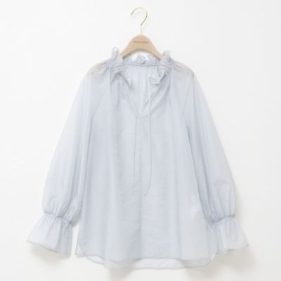 ノーリーズソフィー（NOLLEY’S sophi）/ウォッシャブルオーガンジーフリルブラウス NOLLEY'S sophi(ノーリーズソフィー)のウォッシャブルオーガンジー