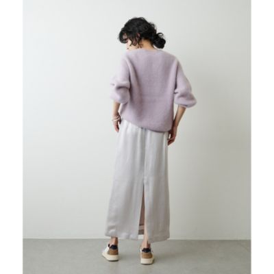 Whim Gazette(ウィム ガゼット)のファーニットクルーネックプル