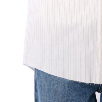 GABRIELA COLL GARMENTS　ストライプコットンシャツ Whim Gazette(ウィム ガゼット)の【GABRIELA COLL GARMENTS