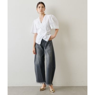 Whim Gazette(ウィム ガゼット)の【GANNI】カシュクールブラウス通販