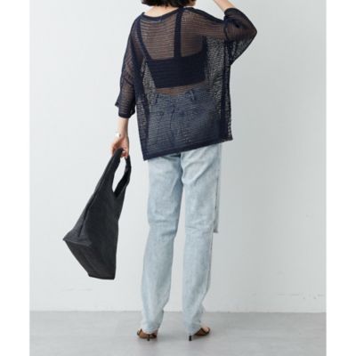 Whim Gazette(ウィム ガゼット)の半袖メッシュプルオーバー通販