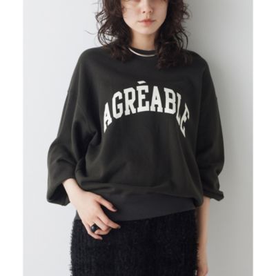 Whim Gazette パッチワークロゴスウェット パッチワークロゴスウェット | Whim Gazette(ウィム ガゼット