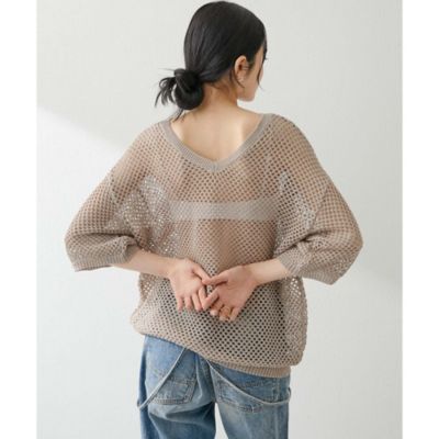Whim Gazette(ウィム ガゼット)の2wayアイレットメッシュハーフ 