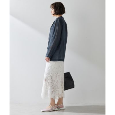美品　2024SS Whim Gazette レーススカート　手洗い可 レーススカート | Whim Gazette(ウィム ガゼット)レディース