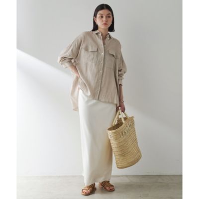 Whim Gazette（ウィムガゼット） ジャージー｜ラインロングスカート Whim Gazette｜ジャージーIラインロングスカート | Rakuten