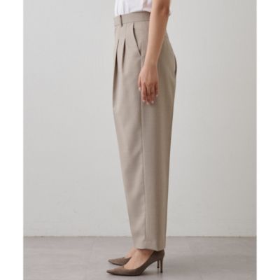 Whim Gazette(ウィム ガゼット)の平織タックパンツ通販 | 集英社HAPPY