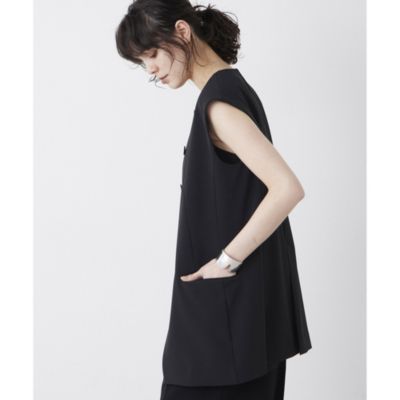 新品✨24\"ウィムガゼット【THE PAUSE】ペプラムジレ　ブラック 新品✨24