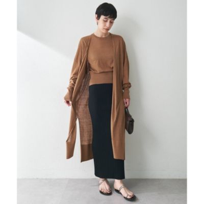 【ウィムガゼット】リネンシルクロングカーディガン Whim Gazette｜リネンシルクロングカーディガン | Rakuten