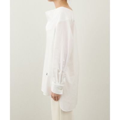 Whim Gazette(ウィム ガゼット)のブロードオフショルダーブラウス通販