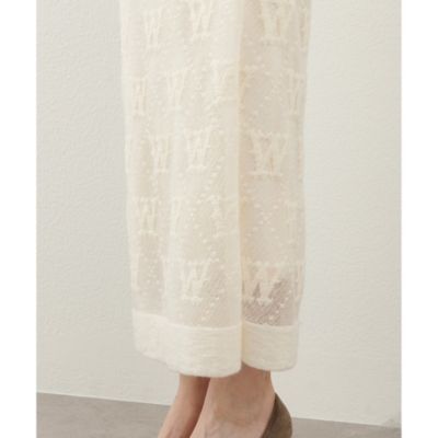 Whim Gazette ウィムガゼット ジャガードラップスカート ブラック Whim Gazette(ウィム ガゼット)のジャガードラップスカート通販