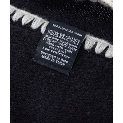 Whim Gazette(ウィム ガゼット)の【Christian AKS】Wool Stitch Stole