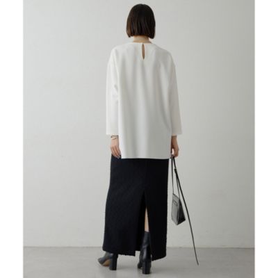 Whim Gazette(ウィム ガゼット)の刺繍ジョーゼットプルオーバー通販