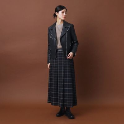 DRESSTERIOR(Ladies)(ドレステリア：レディース)のレザーダブルライダース通販 | 集英社HAPPY PLUS STORE