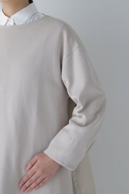 human woman(ヒューマン ウーマン)の◇布帛コンビダンボールニット通販