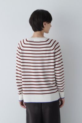human woman / ヒューマンウーマン ◆梳毛ボーダーニット human woman(ヒューマン ウーマン)の◇梳毛ボーダーニット通販