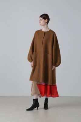 ADORE(アドーア)の◇カシミヤ混2TONEリバーノーカラー