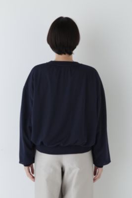 ヒューマンウーマン（human woman）/◆裏毛ロゴスウェットシアー重ね human woman(ヒューマン ウーマン)の◇裏毛ロゴスウェットシアー重ね