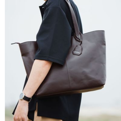 United Arrows Green Label Relaxing Men S ユナイテッドアローズ グリーンレーベル リラクシング の Green Label Relaxing ファンクショナル レザートート バッグ通販 集英社happy Plus Store