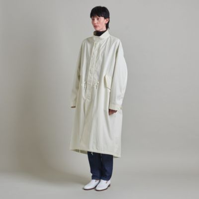 LOEFF(ロエフ)の＜LOEFF＞スタンドカラー ミリタリーコート OFFWHITE