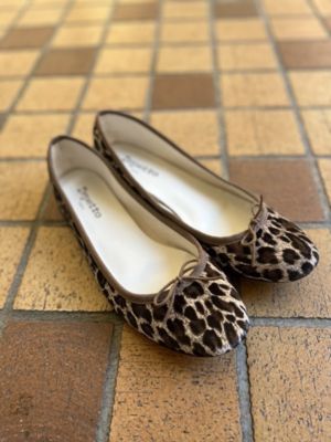 Repetto 【雅姫さん×レペット】レオパード柄〈サンドリオン〉