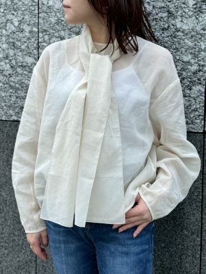 DEPAREILLE(デパリエ)のオーガンジーボウブラウス通販 | 集英社
