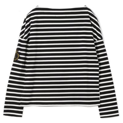 MADISONBLUE(マディソンブルー)のBOAT NECK L／S TEE BORDER通販