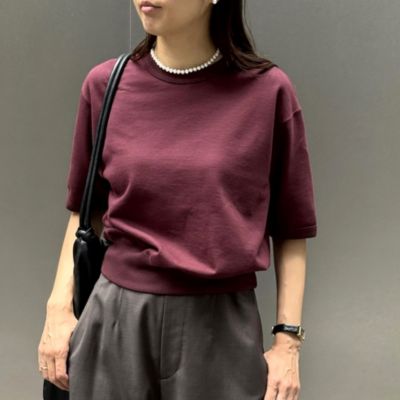 【美品】LOEFF ネイビー半袖スエット LOEFF(ロエフ)の半袖スウェット通販 | 集英社HAPPY PLUS STORE