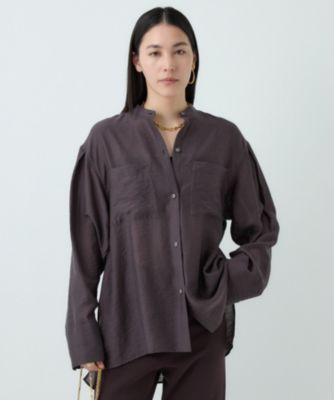 Chaos フェインシルクシャツ2025Autumn Collection Chaos(カオス)のフェインシルクシャツ通販 | 集英社HAPPY PLUS STORE