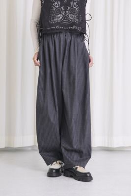 Curensology(カレンソロジー)のウールストレッチドロストパンツ通販