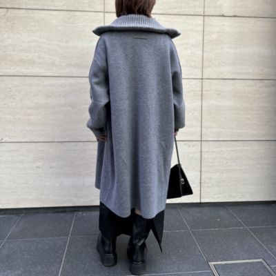 ADAWAS×eclat(アダワス×エクラ)のメリノウールニットコート通販