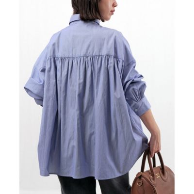 モデル身長:152cm/ブルー/着用サイズ:FREE