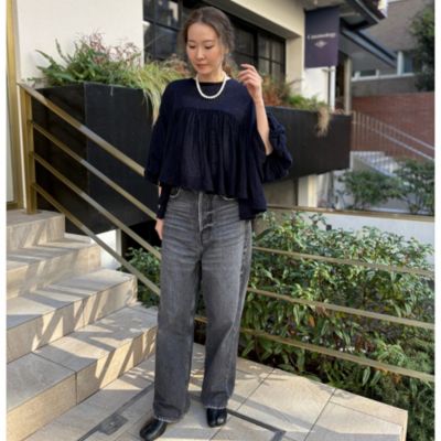 Curensology(カレンソロジー)の【LEE別注】フラッフィーギャザーニット