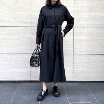 9月7日迄❤️リバティのビエラ生地を使用した既製品のワンピース E by eclat(イーバイエクラ)の【4WAY】取りはずせる襟つき