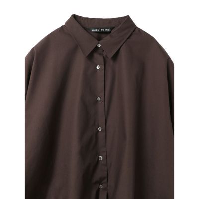 ミズイロインド　バルーンシャツ mizuiro ind (ミズイロインド) バルーンシャツ
