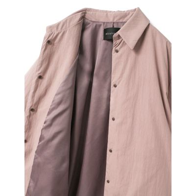 mizuiro ind(ミズイロインド)のワイドパディングシャツジャケット通販