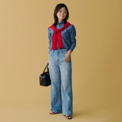 �X�^�b�t�g��159cm�E23�C���`�Ekita - indigo light�𒅗p