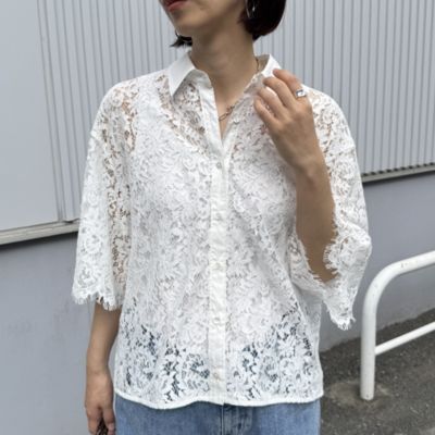 40代のための「新作レースシャツ」夏のきれいめ6コーデ【アパレル出身Kの着回し術「大人はこれ、どう着る？」#20】